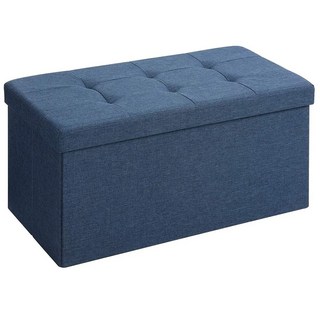 IRIS OHYAMA 愛麗思歐雅瑪 折疊收納長椅凳 SSTR-76, 藍色, 1個