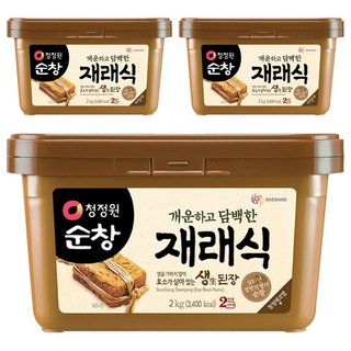 清淨園 Sunchang 傳統大醬, 2kg, 3盒