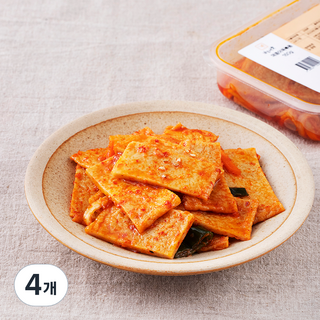 남도애꽃 매콤어묵 볶음, 160g, 4개