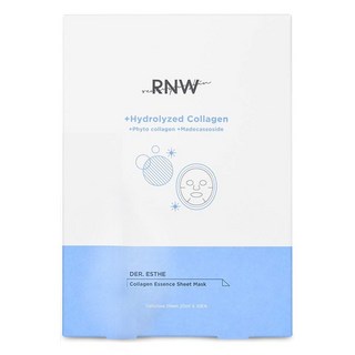 RNW 如薇 膠原蛋白彈力補水面膜 Set 含水解膠原蛋白 植物膠原蛋白和積雪草苷, 10片, 1盒