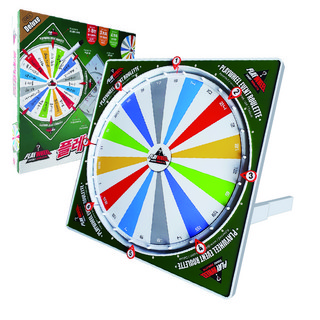 Playwheel 豪華輪盤, 1個, 白色 + 紅色 + 綠色 + 天藍色