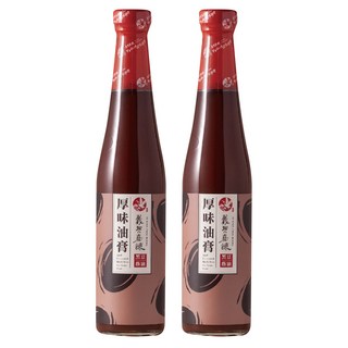 義興嘉釀 厚味油膏 黑豆醬油, 400ml, 2瓶