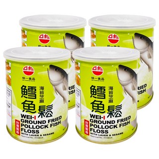 味一食品 海苔芝麻鱈魚鬆 150g, 4罐