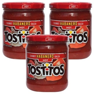 Tostitos Habanero 莎莎醬, 439.4克, 3個