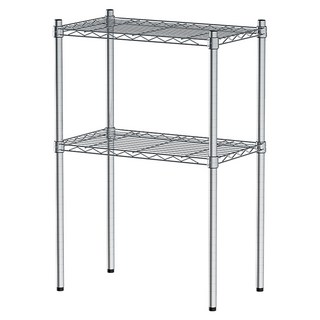 dayneeds 日需百備 輕型波浪架 三色可選 鐵力士架/收納層架/鞋架/展示架/層架/鐵架 電鍍, 2層
