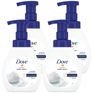 도브 포밍 핸드워시 딥 모이스처, 240ml, 4개