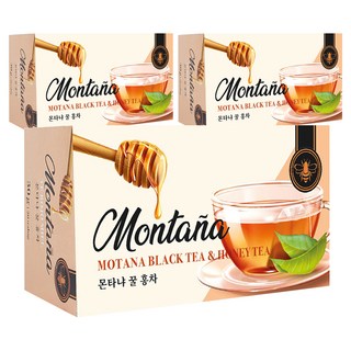 Montana 蜂蜜紅茶茶包, 1.5g, 20包, 3盒