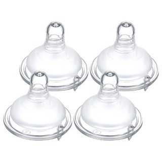 Simba 小獅王辛巴 超柔防脹氣寬口圓孔奶嘴 M, 3個月以上, 4個