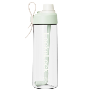 LocknLock 樂扣樂扣 Q咪樂吸管杯 C12, 萊姆軟糖, 750ml, 1個