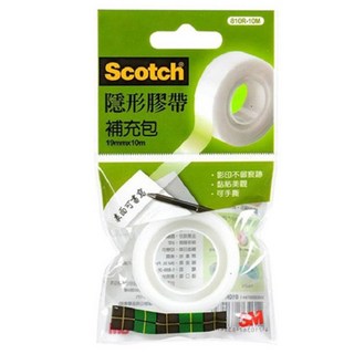 隱型膠帶 1/2" 810R 11.4M, 1個