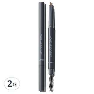 THe SaeM 得鮮 Saemmul Artlook眉筆 0.2g, 2個, 01號 棕色