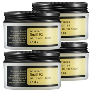 코스알엑스 어드벤스드 스네일 92 올인원 크림, 100ml, 4개