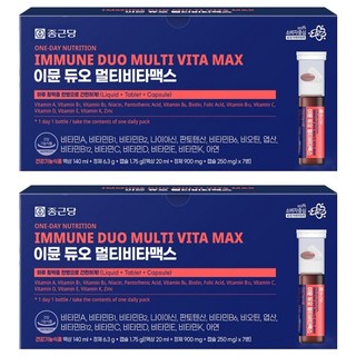 종근당 이뮨 듀오 멀티비타맥스, 7회분, 2개