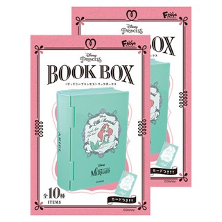 F-toys 迪士尼公主書本收藏盒食玩 全10種 15歲以上 款式隨機, 2盒