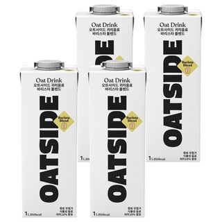OATSIDE 歐特賽 職人燕麥植物奶, 1L, 4瓶