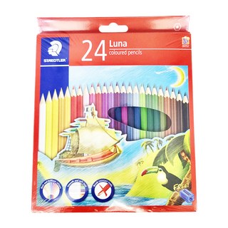 STAEDTLER 施德樓 MS136系列 LUNA油性色鉛筆, 24色, 1盒