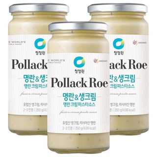 清淨園 明太子奶油義大利麵醬, 350g, 3罐