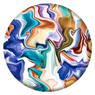 Waboba Wingman 軟式飛盤, 15cm 矽膠, 流體畫, 1個