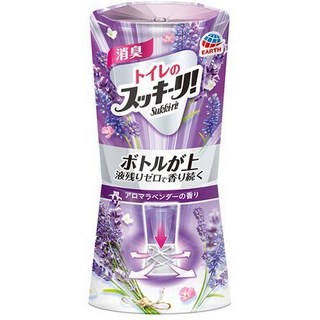 EARTH 地球製藥 Sukki-ri 廁所除臭劑, 400ml, 4瓶