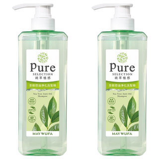 美吾髮 純萃植感 茶樹控油洗髮精, 500ml, 2瓶