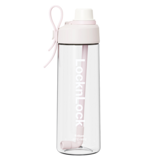 LocknLock 樂扣樂扣 Q咪樂吸管杯 C12, 蜜桃軟糖, 750ml, 1個