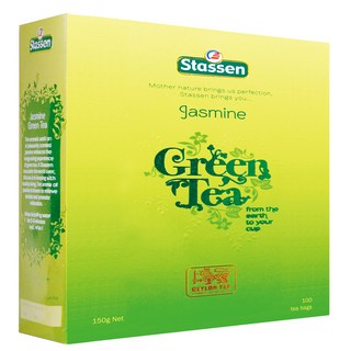 Stassen 司迪生 茉莉綠茶 150g, 1.5g, 100包, 1盒