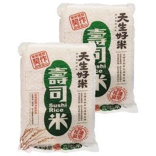 天生好米 花蓮契作壽司米, 東部履歷 契作加倍安心, CNS二等, 1.5kg, 2包