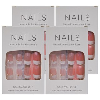 Paula's Nail 寶拉美甲 大甲型美甲貼片, AP69189 大甲中長款, 4盒