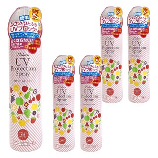 LISHAN UV 亮白防曬噴霧 SPF50+ PA++++ 水果花香, 250g, 5瓶