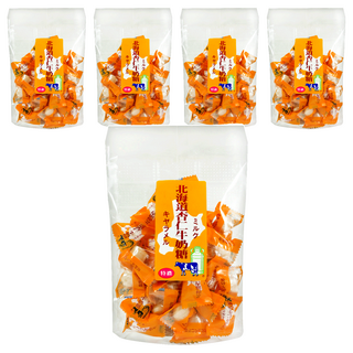 家和北海道 杏仁牛奶糖, 100g, 5袋