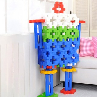 아하토이 멀티 집짓기 블럭 70pcs, 혼합색상, 1세트