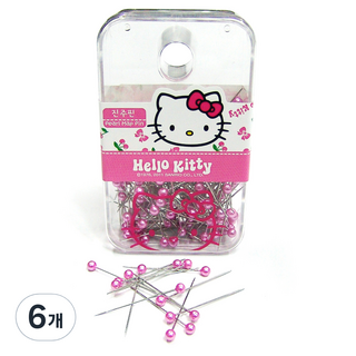 buyhearts Hello Kitty珍珠針, 6個