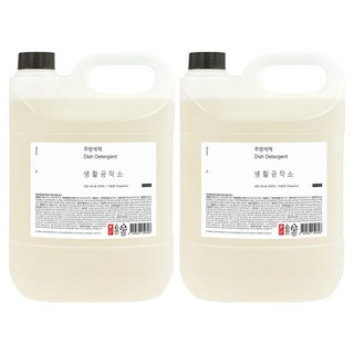 생활공작소 주방세제 자몽향, 4L, 2개