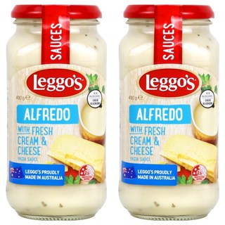 Leggo's Alfredo鮮奶油起司義大利麵醬, 490克, 2個