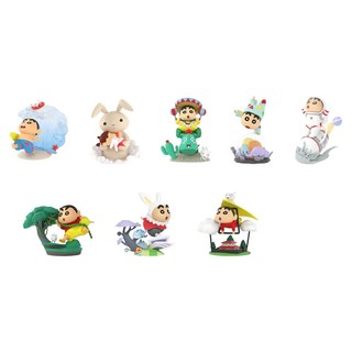 52TOYS 蠟筆小新 經典場景系列 盲盒8件組, 1套