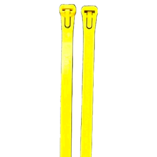 POLYWELL 寶利威爾 可鬆式束線帶 PW15-T65-0095 100個, 1包, 黃色