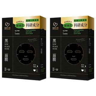 MY SCHEMING 我的心機 茶樹桃拓酚淨荳黑面膜, 5入, 2組