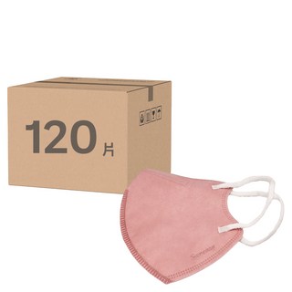 SUMEASY 順易利 成人立體醫用口罩細耳 L, 玫瑰金色, 30片, 4盒