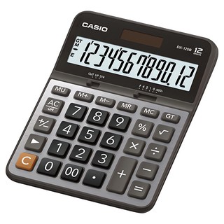 卡西歐12速計算器DX-120B, 混合色, 1個