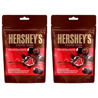 허쉬 다크초콜릿 석류, 100g, 2개