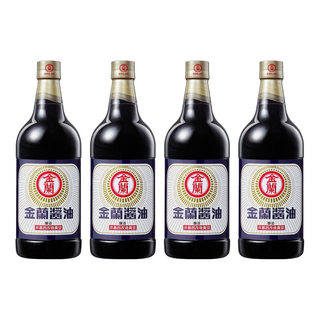 金蘭 醬油, 台灣經典醬品, 記憶中的老味道, 1L, 4瓶