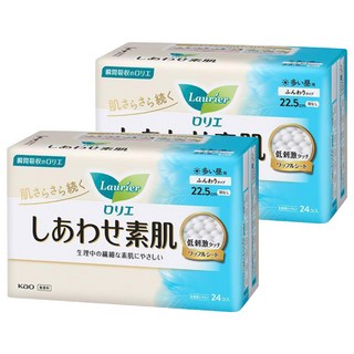 Laurier 蕾妮亞 F系列 無護翼衛生棉 日用量多, 22.5cm, 24片, 2包
