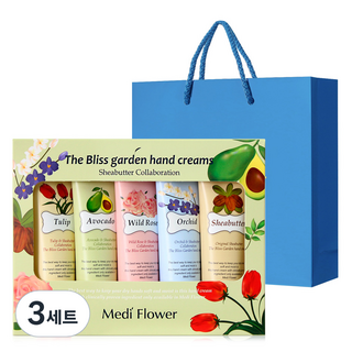 MediFlower The Bliss Garden 護手霜 50 克 x 5 種套裝, 250g, 3組