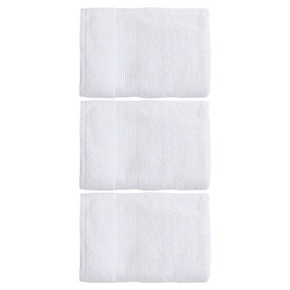 GOODin 葡萄牙經典系列 浴巾 70x140cm, 純淨白, 3條