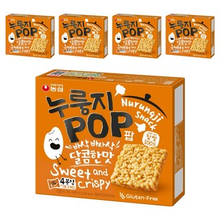 농심 누룽지팝, 142g, 5개