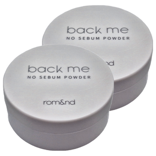 rom&nd 台灣公司貨 控油定妝蜜粉 5g, 白色, 2個