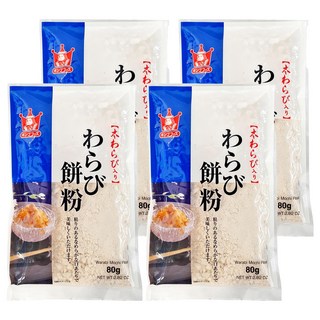 King Foods 王印 蕨餅粉, 80g, 4包