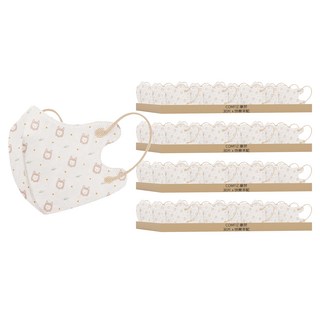 康菲 幼幼3D醫療口罩 1~3歲, 30片, 快樂羊駝, 4盒