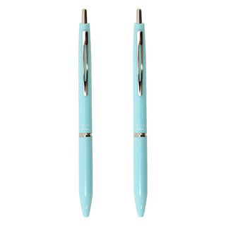 PILOT 百樂 輕油筆 300型 BAC30EFSL 粉藍色 - 書寫流暢、速乾不暈染, 2支
