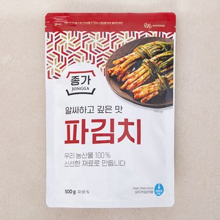 종가 알싸하고 깊은 맛 파김치, 500g, 1개